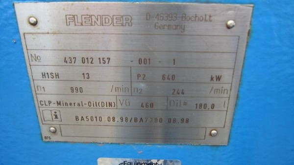 Шильда редуктора Flender, CLP 460